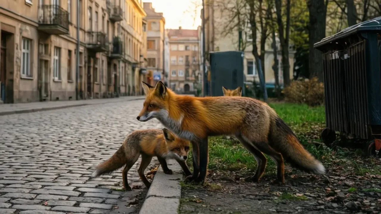 Lisy w mieście – jak zmniejszyć konflikty: poradnik dla mieszkańców