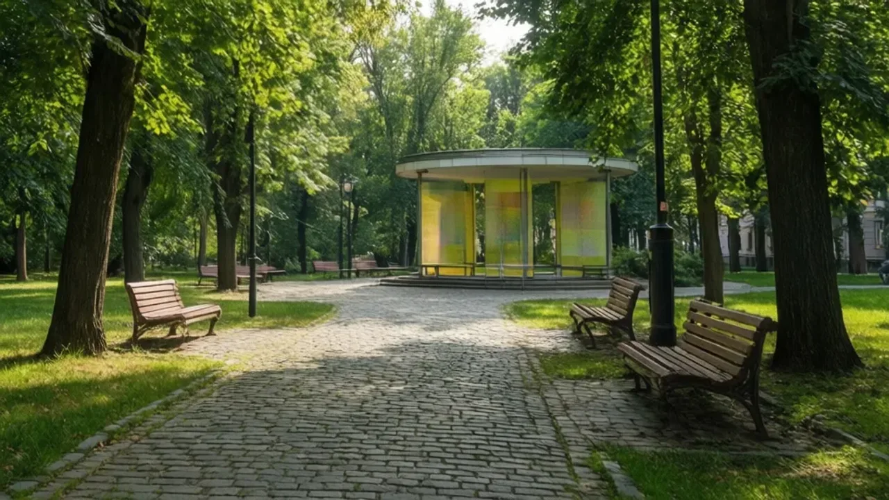 Strefa ciszy w Parku Sołackim miejsce do medytacji i relaksu
