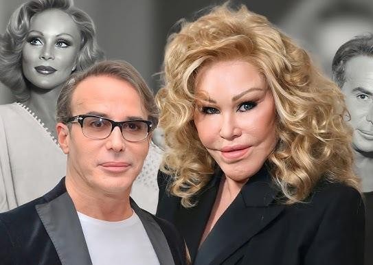 Jocelyn Wildenstein z Alecem Wildensteinem na wydarzeniu towarzyskim, symbolizujący ich związek i wejście Jocelyn do wyższych sfer.